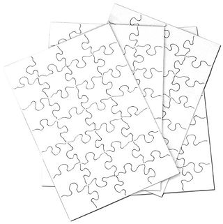 Blank coloring puzzles