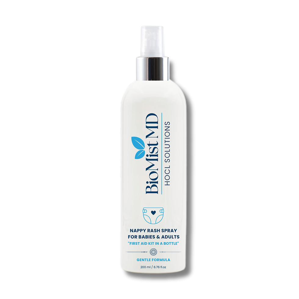 BioMist HOCl Spray for Nappy Rash
