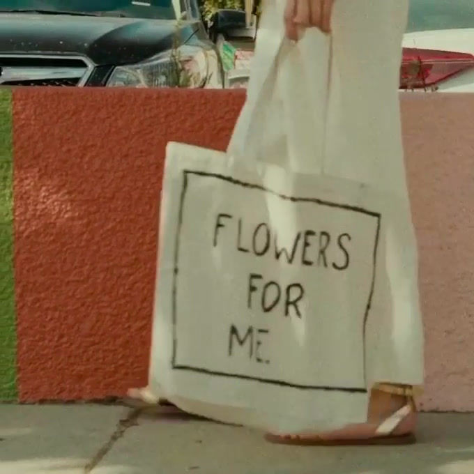 Thumbnail: "Flowers For Me" Tote Bag