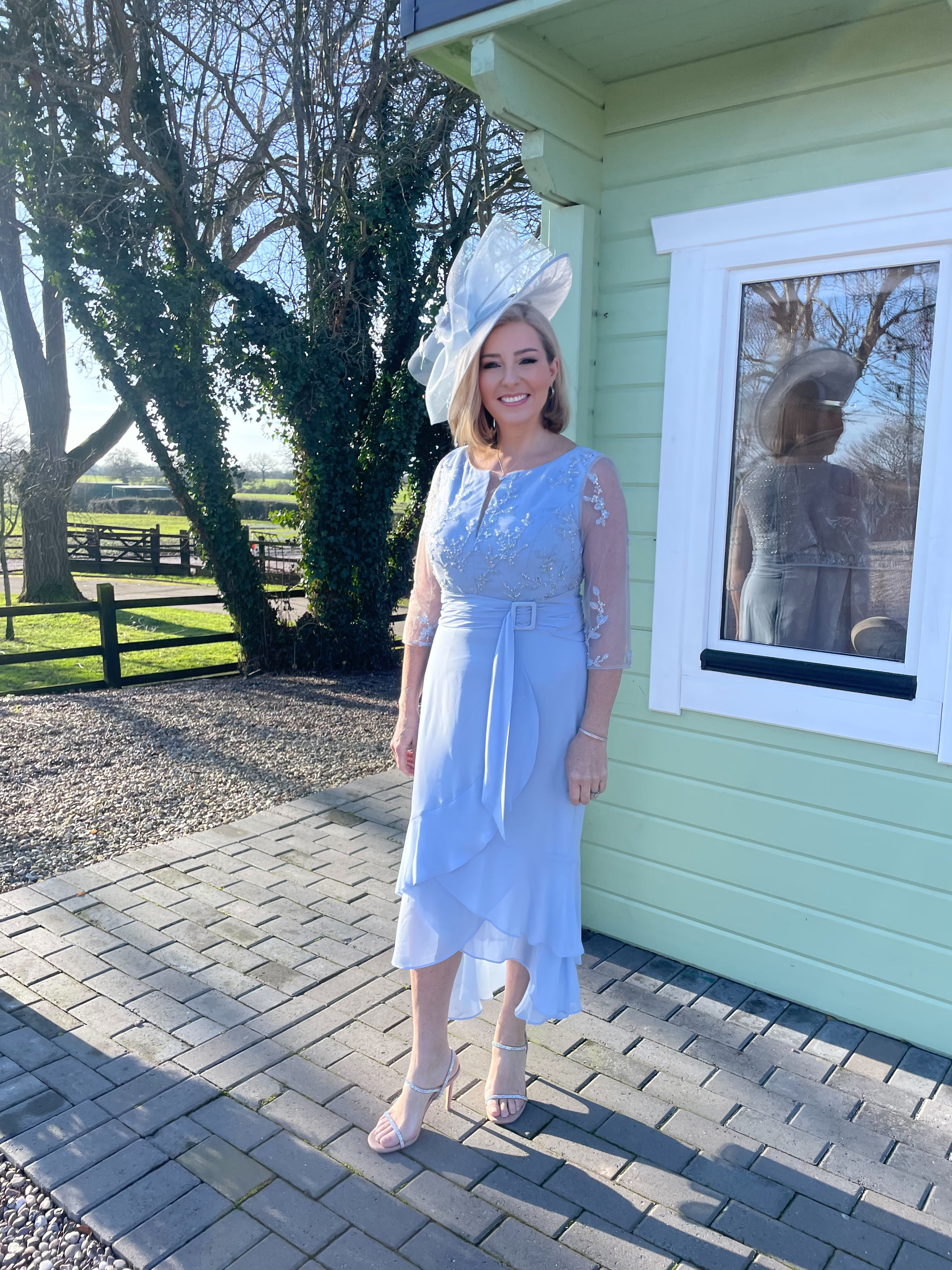 Veromia Occasions Sky Waterfall dress