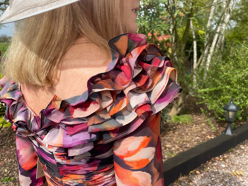 Thumbnail: Irresistible short ruched dress - Mixed Spice