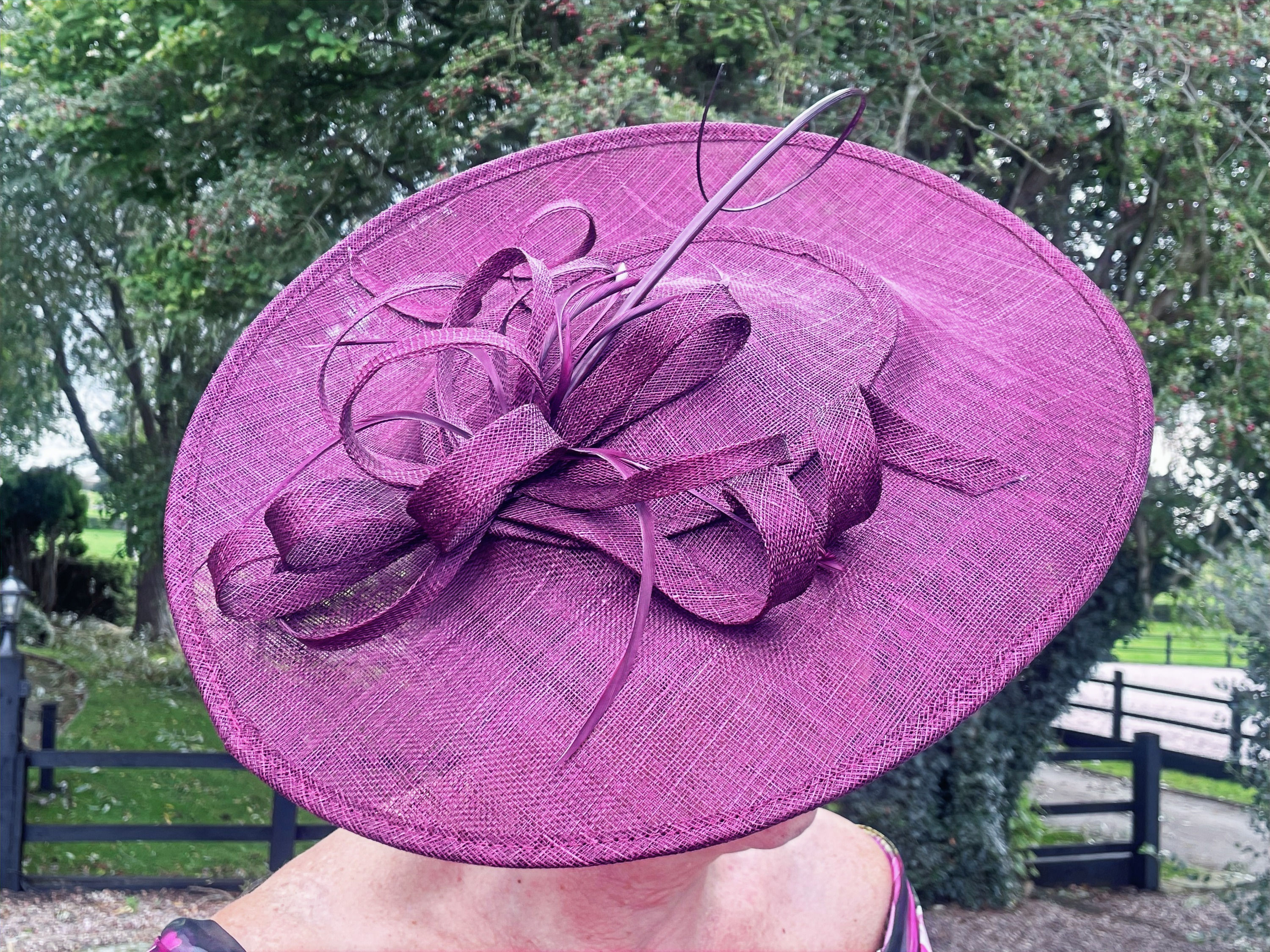 Magenta Wide Brimmed Hatinator