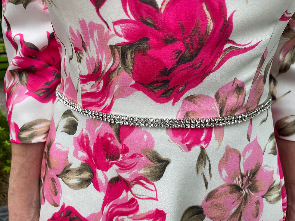 Thumbnail: Veromia Lipstick Pink Floral Dress