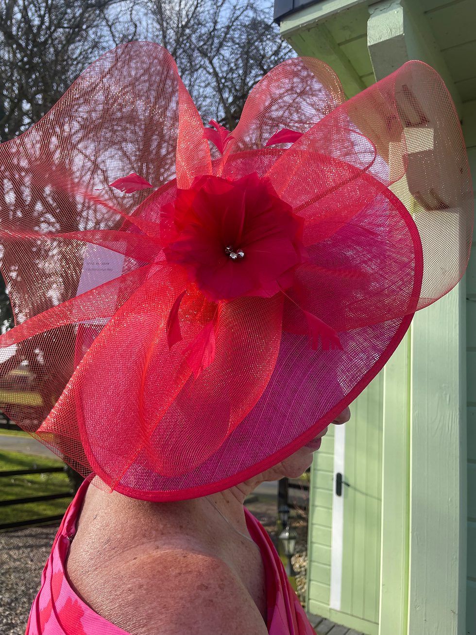 Thumbnail: Irresistible Lipstick/Red A line bardot dress 