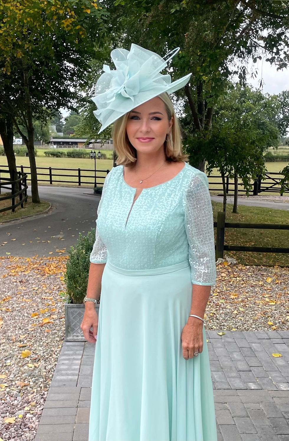 Thumbnail: Veromia Occasions Mint Sparkle Dress