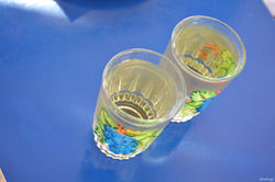 Vin blanc de santorin