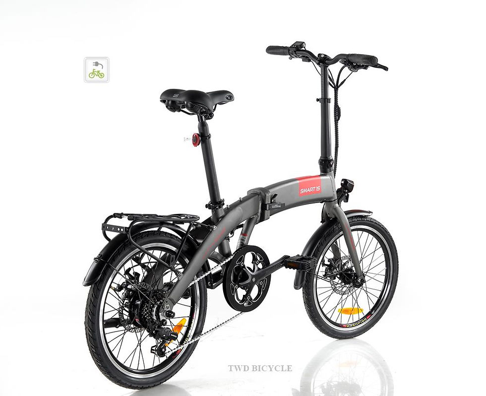 Thumbnail: SMART1S PLUS (CHARCOAL GREY) 35-speed 20" Foldable PAB LTA Approved PAB