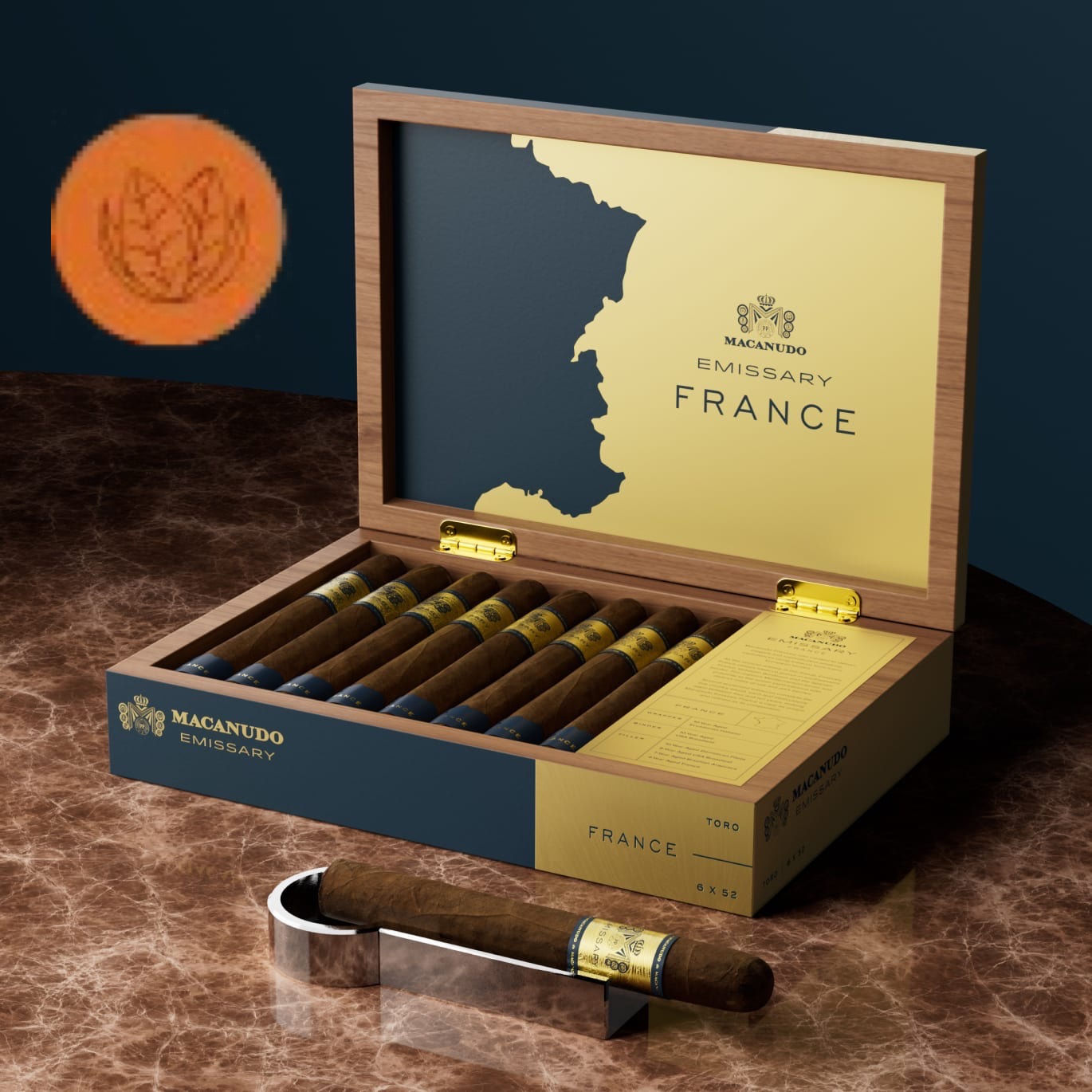 Macanudo Emissary FranceToro ( 6.0" x 52 )