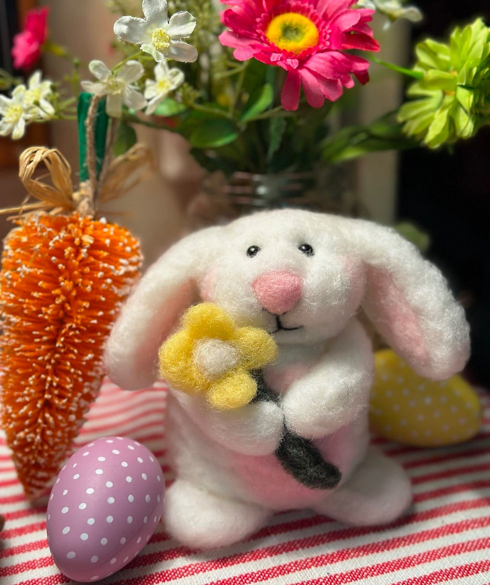 Needle Felting Workshop "Spring Bunny"