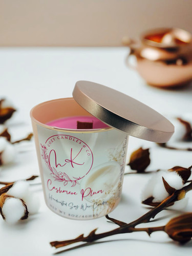 Cashmere Plum Candle Mk Cozy Candles