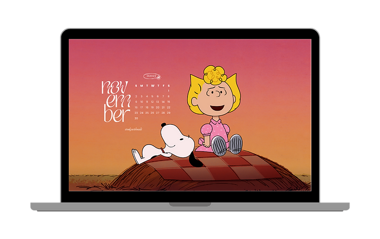 Laptop vector with a picture collage.