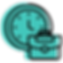 Gráfico en pantalla de computadora con barras, línea y gráfico circular. Fondos turquesa y negro. Representa análisis de datos.