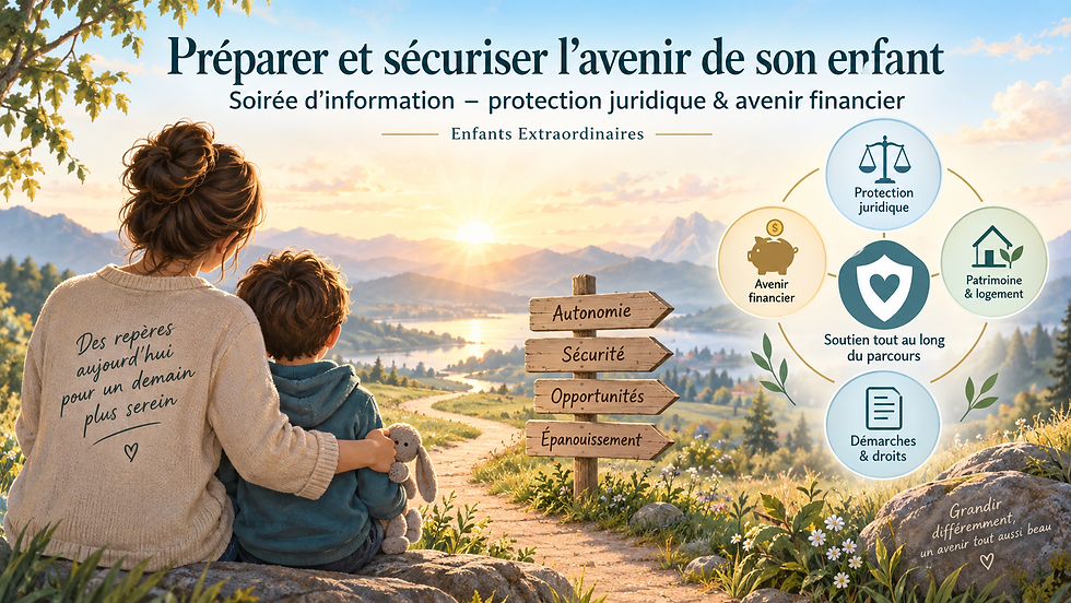Préparer et sécuriser l’avenir de son enfant en situation de handicap