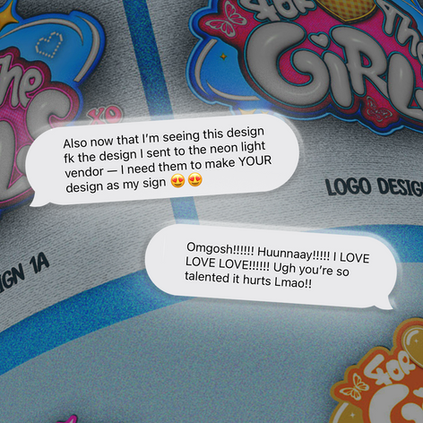 For The Girls XO | Logo Design | Review