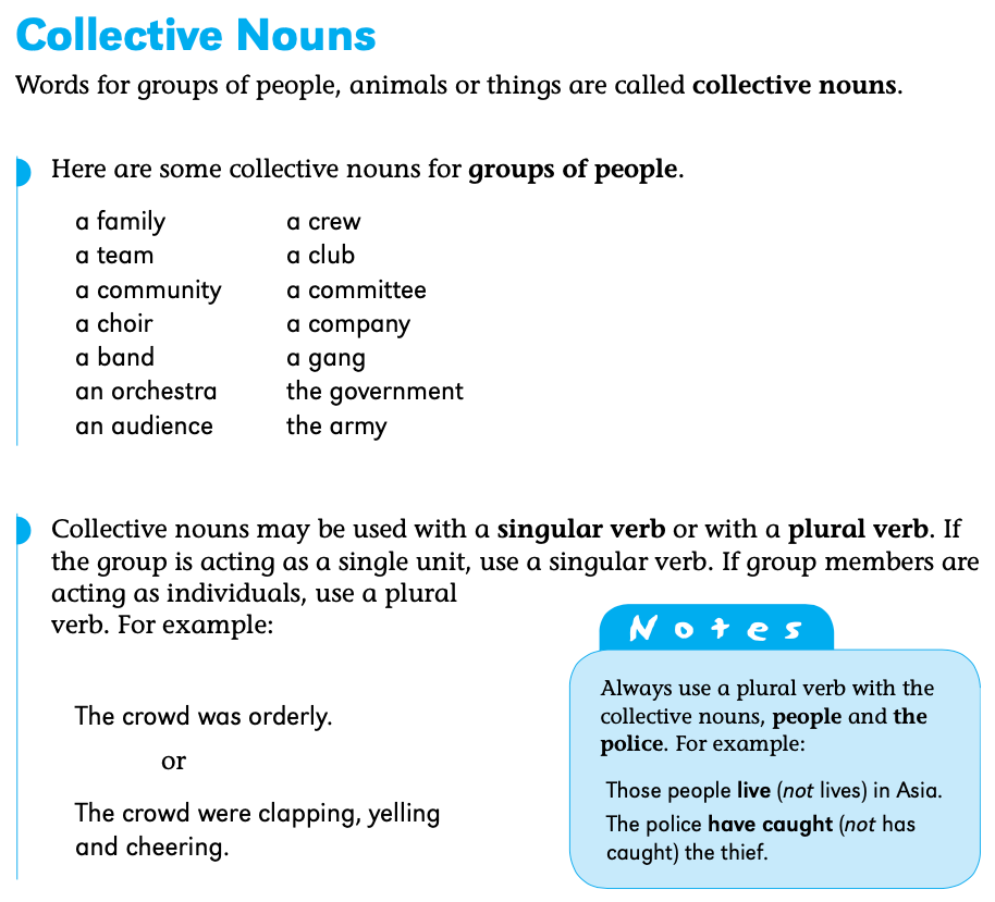 Collective Nouns