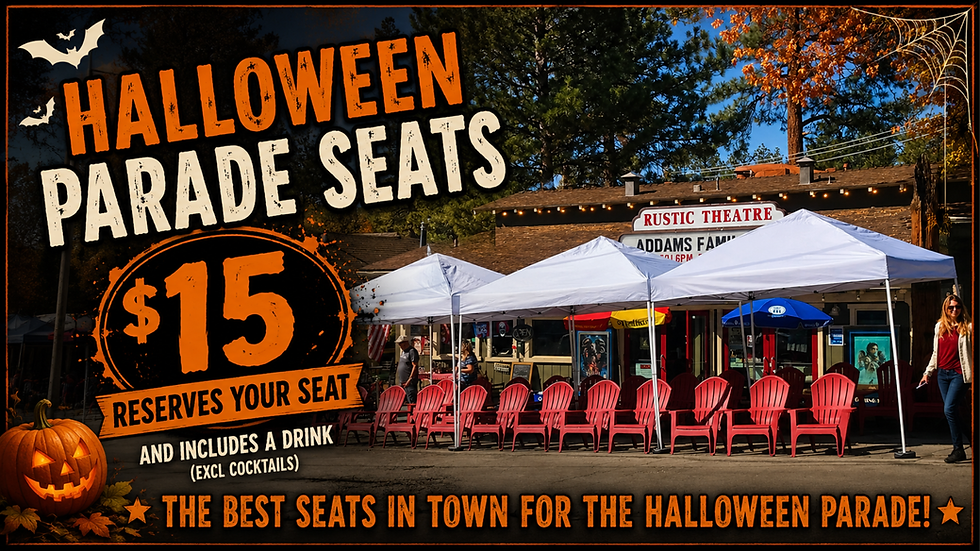 RESERVE SEATS FOR HALLOWEEN PARADE 2026