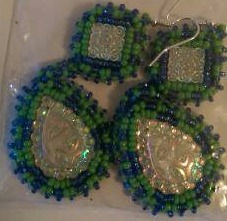 Blue & Green Dangles (Large)