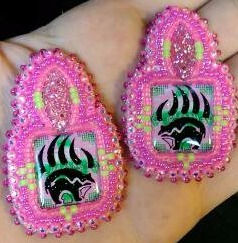Hot Pink Bear Paw Set (Medium)