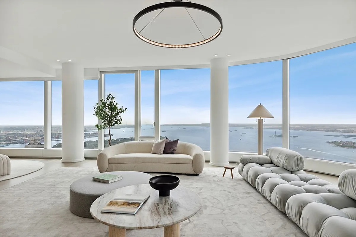 50 West St. Livingroom staged by QUADRA