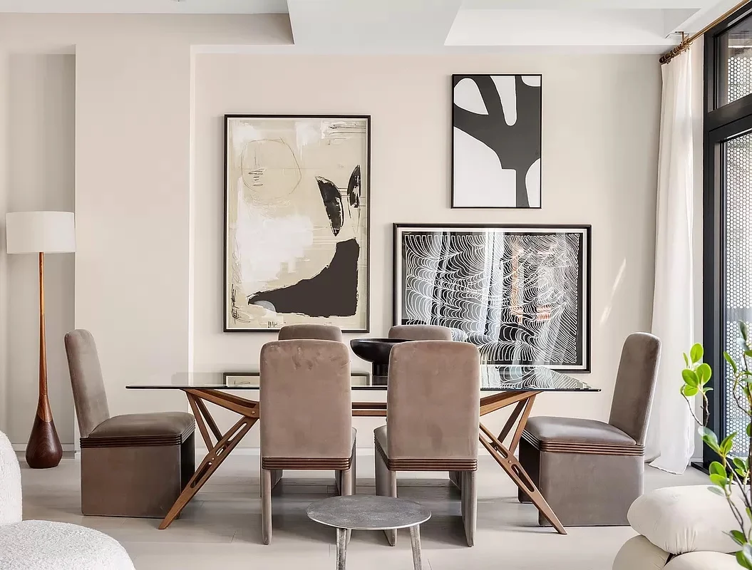 22 Bond St. diningroom, staged by QUADRA