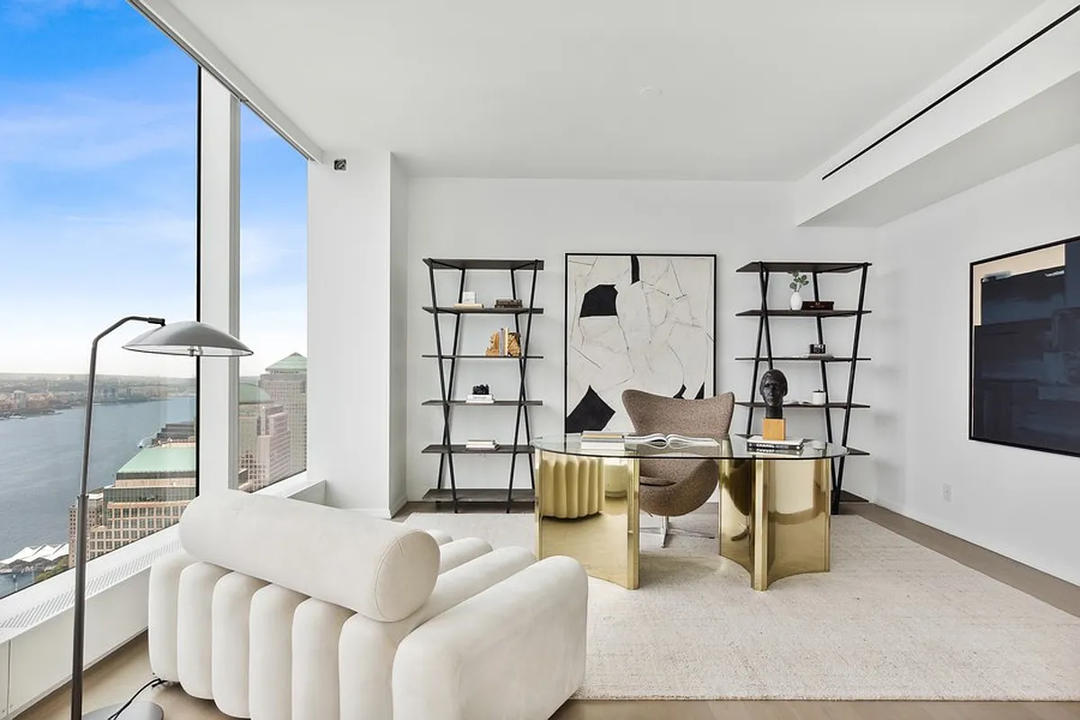 50 West St. office staged by QUADRA