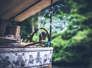 Incense Stick Burning