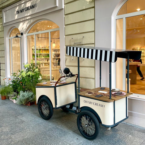 Location triporteur Paris
Pop-up store Oh My Cream !