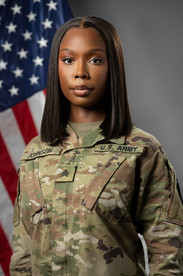 us army OCP military portrait black female