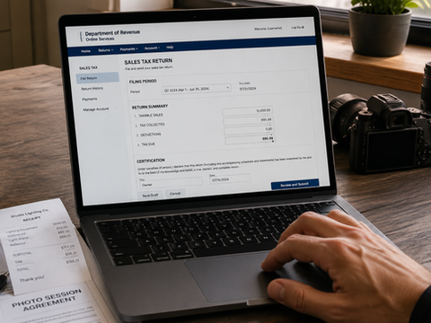 Sales Tax for Photographers: A Working Photographer's Guide to What You Owe and How to Stay Compliant