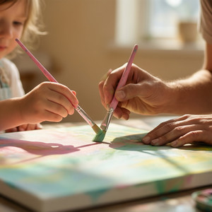 家庭亲子艺术时光