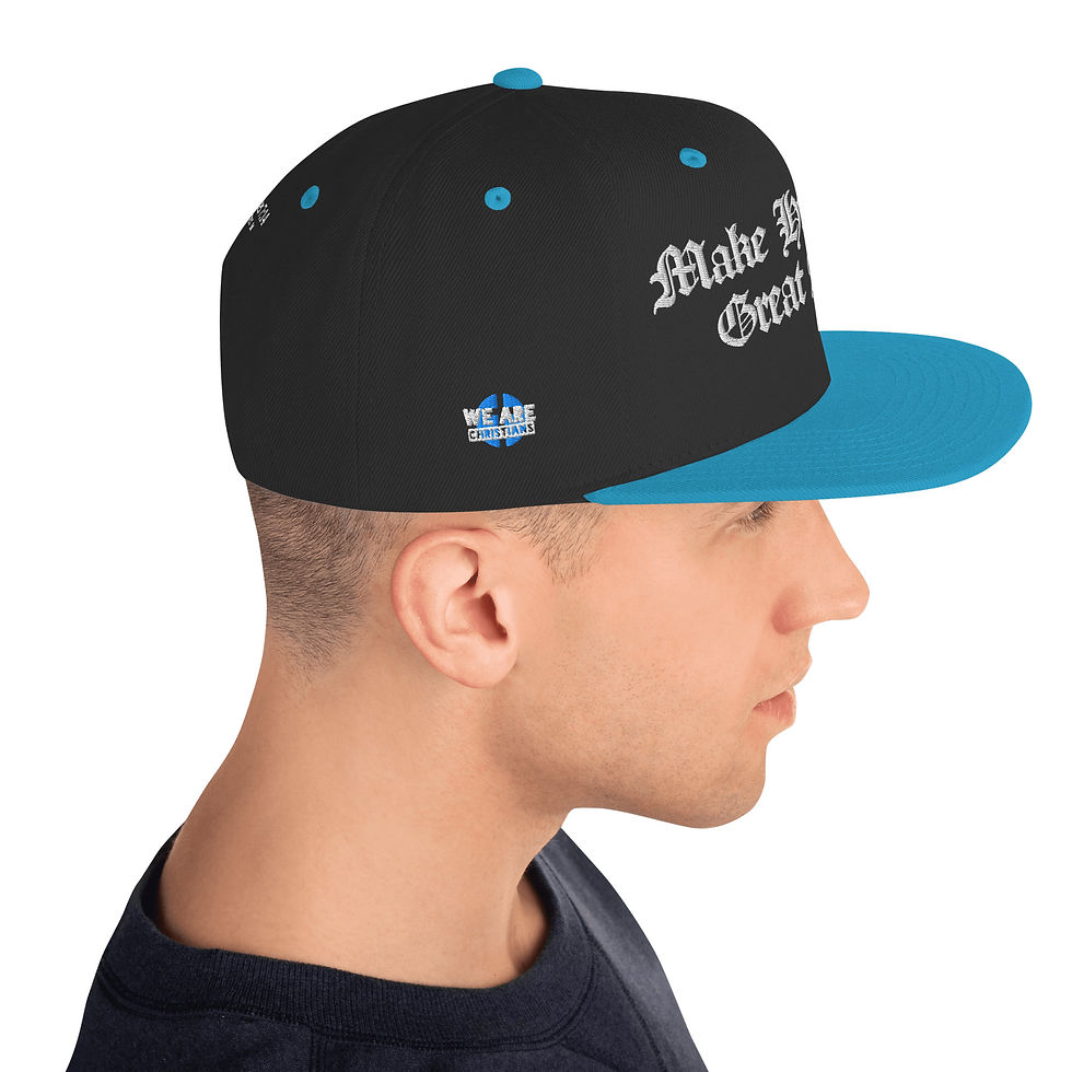 Thumbnail: Make His Church Great Again Gothic Snapback Hat