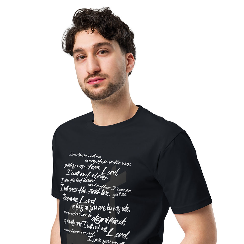 Thumbnail: The Prayer of Man premium t-shirt