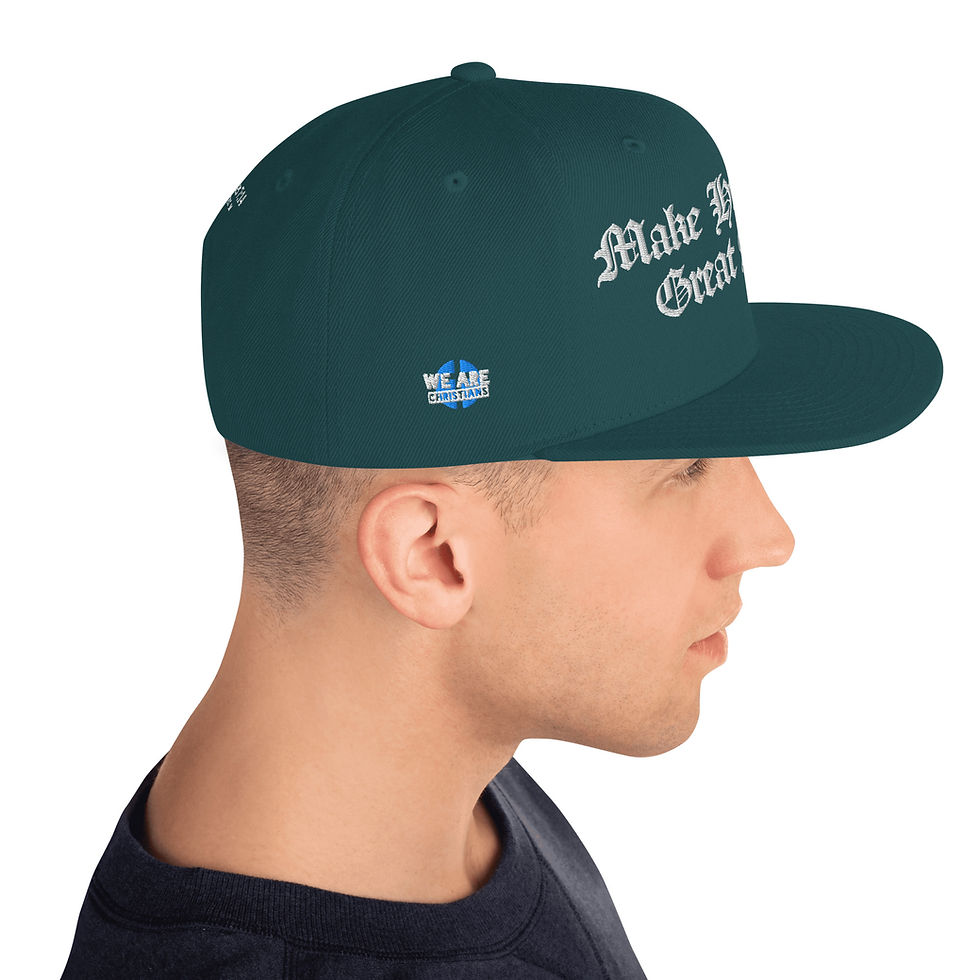 Thumbnail: Make His Church Great Again Gothic Snapback Hat