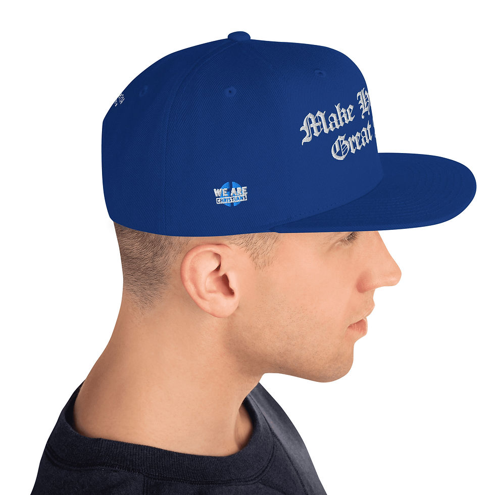 Thumbnail: Make His Church Great Again Gothic Snapback Hat
