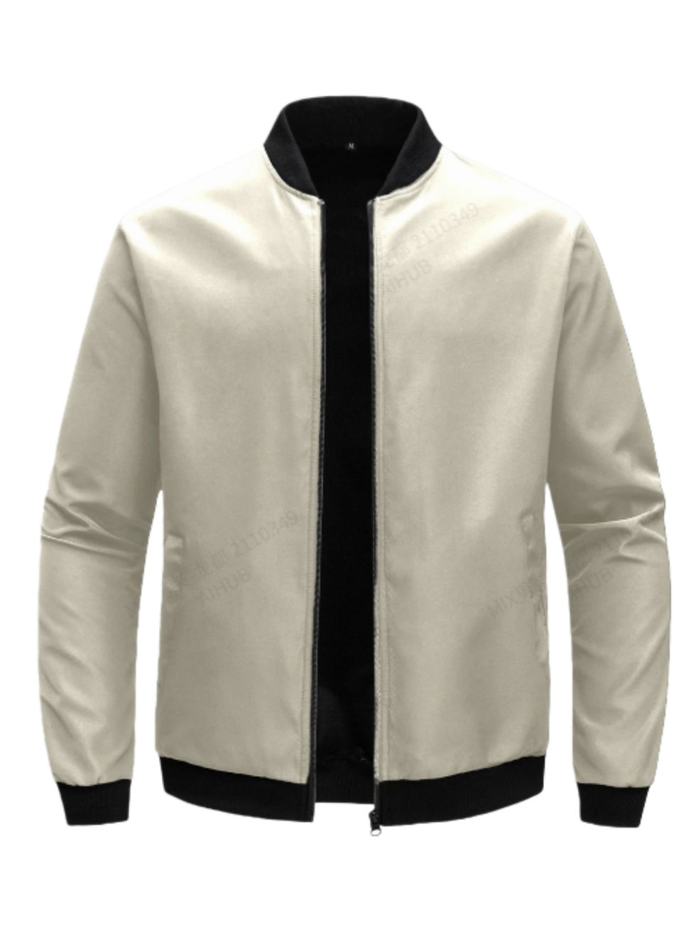 Thumbnail: 2024 Spring and Autumn New Baseball Collar Short Loose Solid Color Jacket Men's 