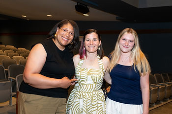 The filmmakers of Coventry PEACE Park - Jen Holland, Kara White, and Ivy McLennan