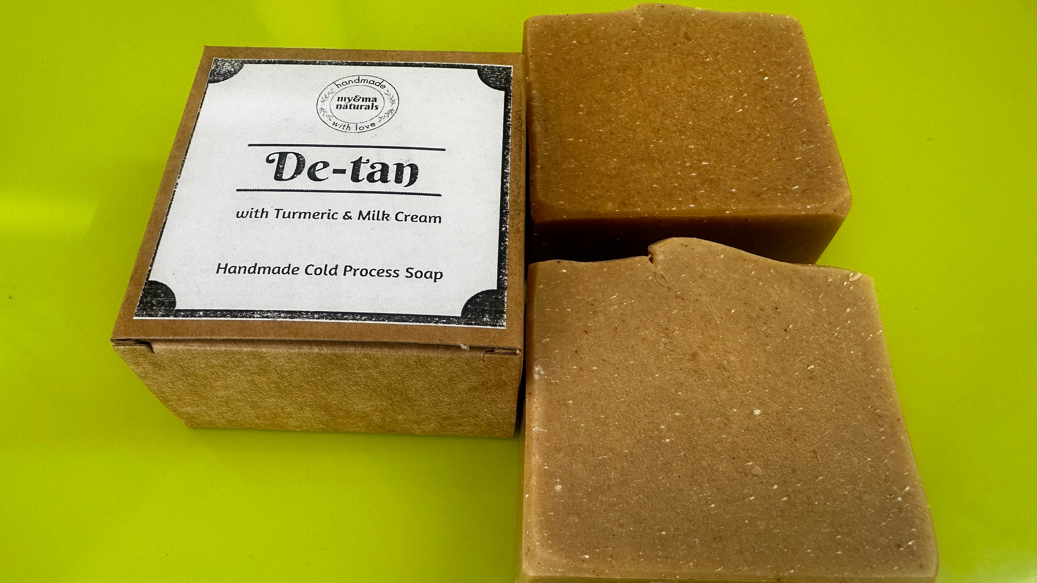 Detan Turmeric n Cream Soap (110gm)