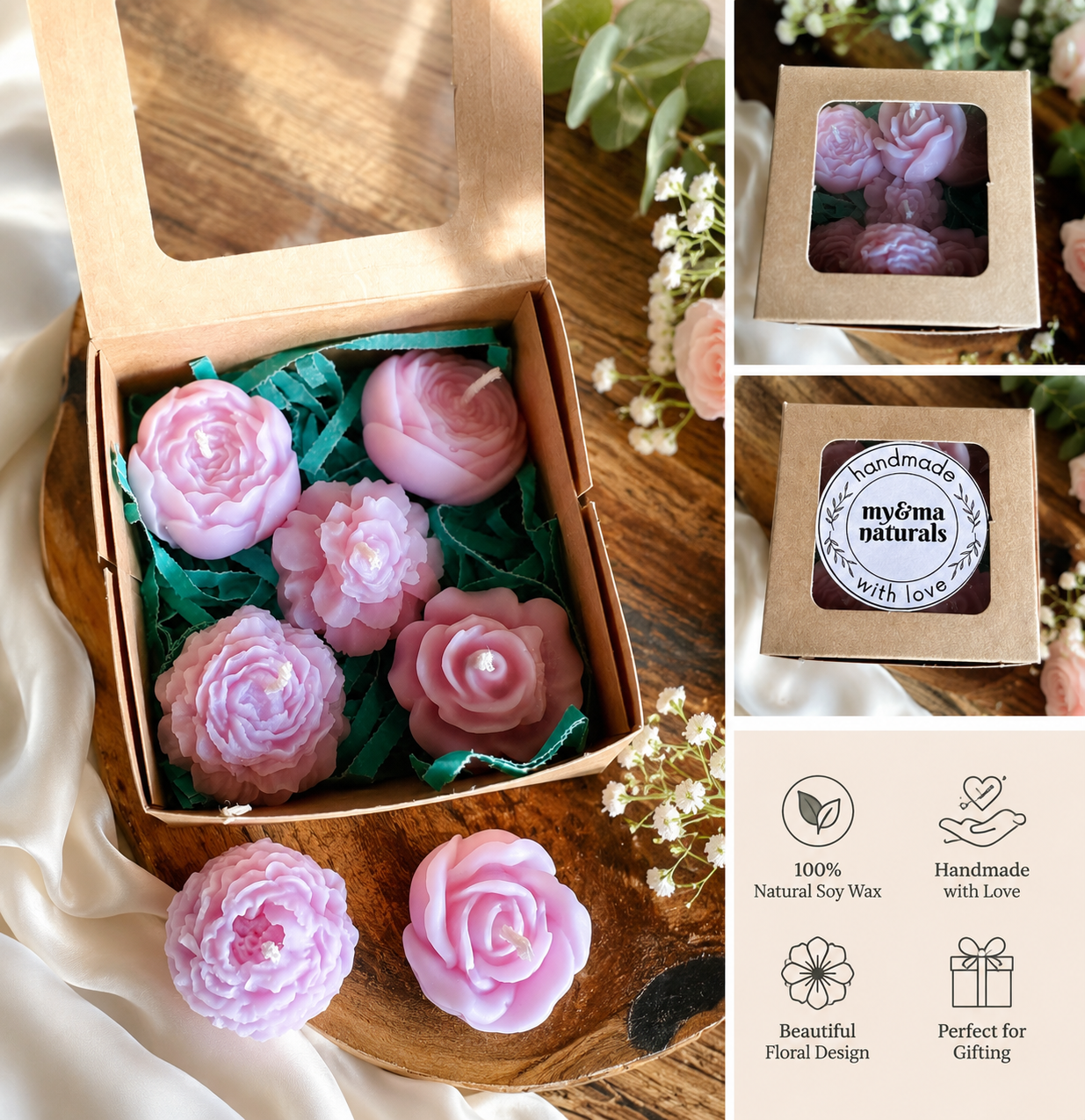 Blush Bloom Mini Candle Collection
