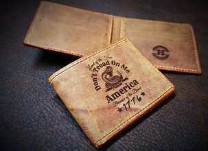 handcrafted leather wallet