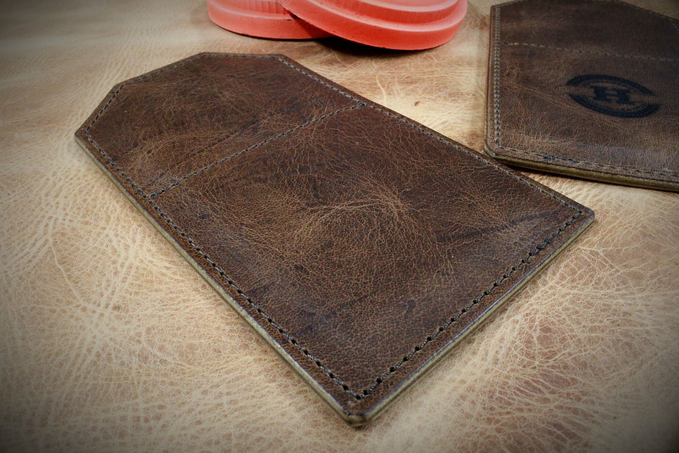 Thumbnail: Magnetic Rustic Leather Barrel Rest Pad