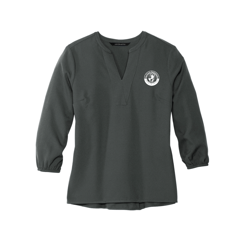 Thumbnail: TGSCM Mercer+Mettle® Women's Stretch Crepe 3/4-Sleeve Blouse