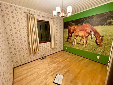 old bedroom outdated interior vanha huone