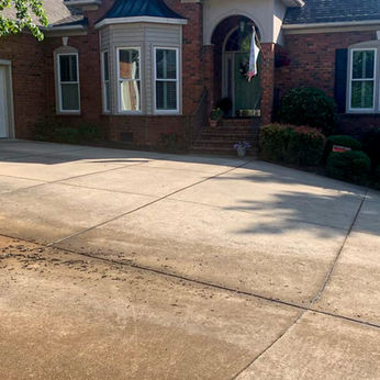 Dirty Driveway needs pressure washing