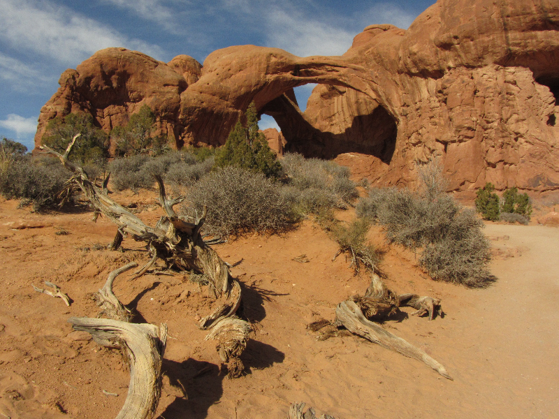 Double Arch at Arches National Park