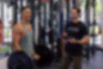 Client and Trainer at AVION fitness class