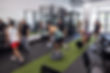 Many people working out at Avion Sports Rehab. Modern gym in Fort Lauderdale.