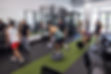 Many people working out at Avion Sports Rehab. Modern gym in Fort Lauderdale.