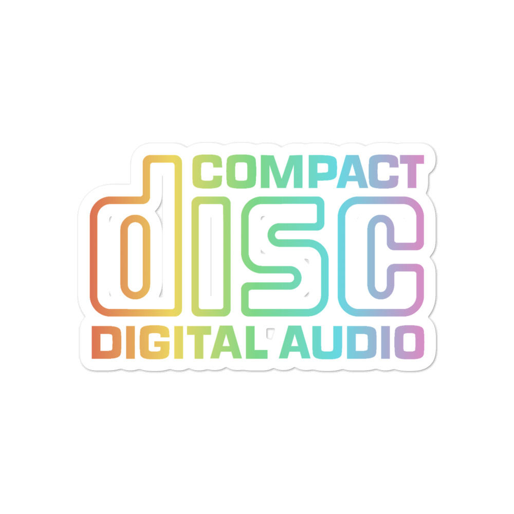 FUTURE FACES Compact Disc Sticker