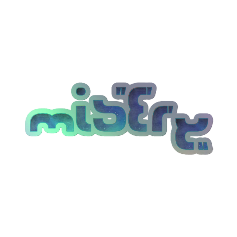 Thumbnail: misery holo sticker