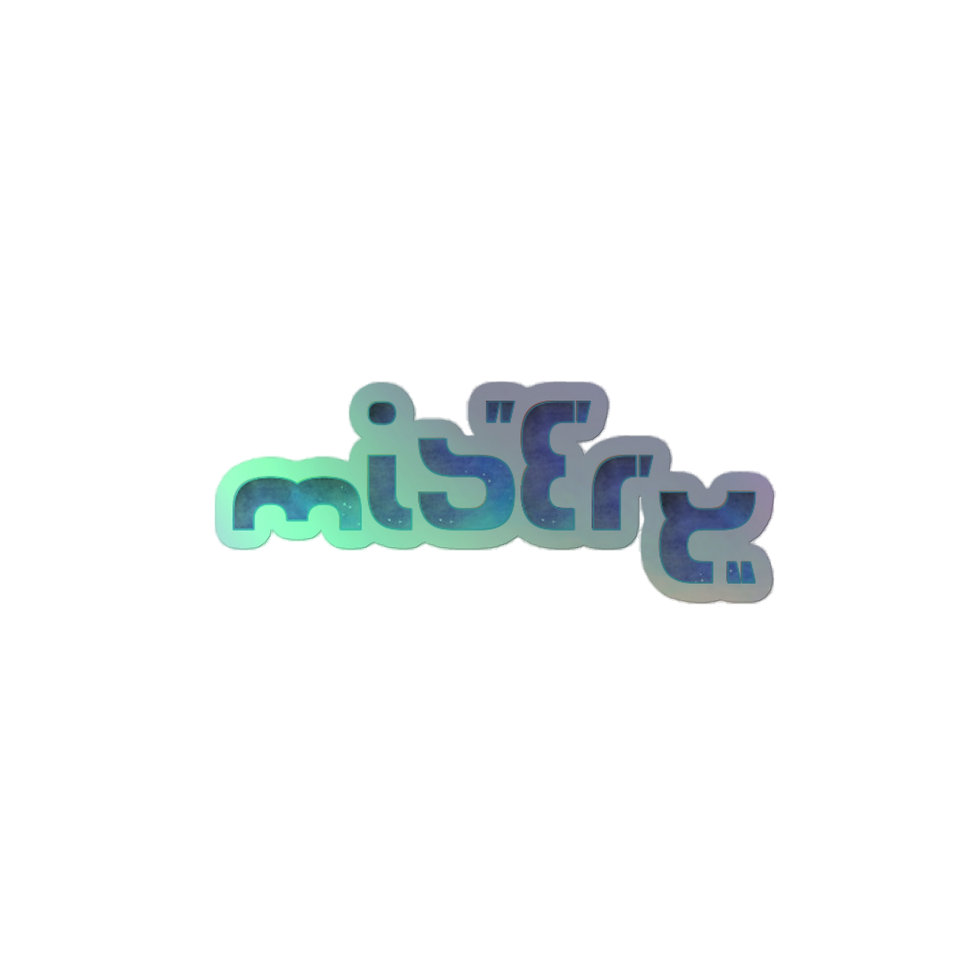 Thumbnail: misery holo sticker